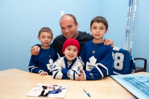 Tie Domi signs for Children at A.J. Sports World - Feb. 2012